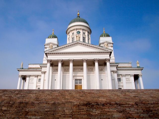 Click to see this image of the Helsinki Cathedral!